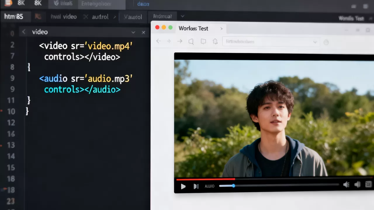 html多媒体嵌入代码怎么写?html5视频音频标签用法 html多媒体嵌入代码怎么写?html5视频音频标签用法