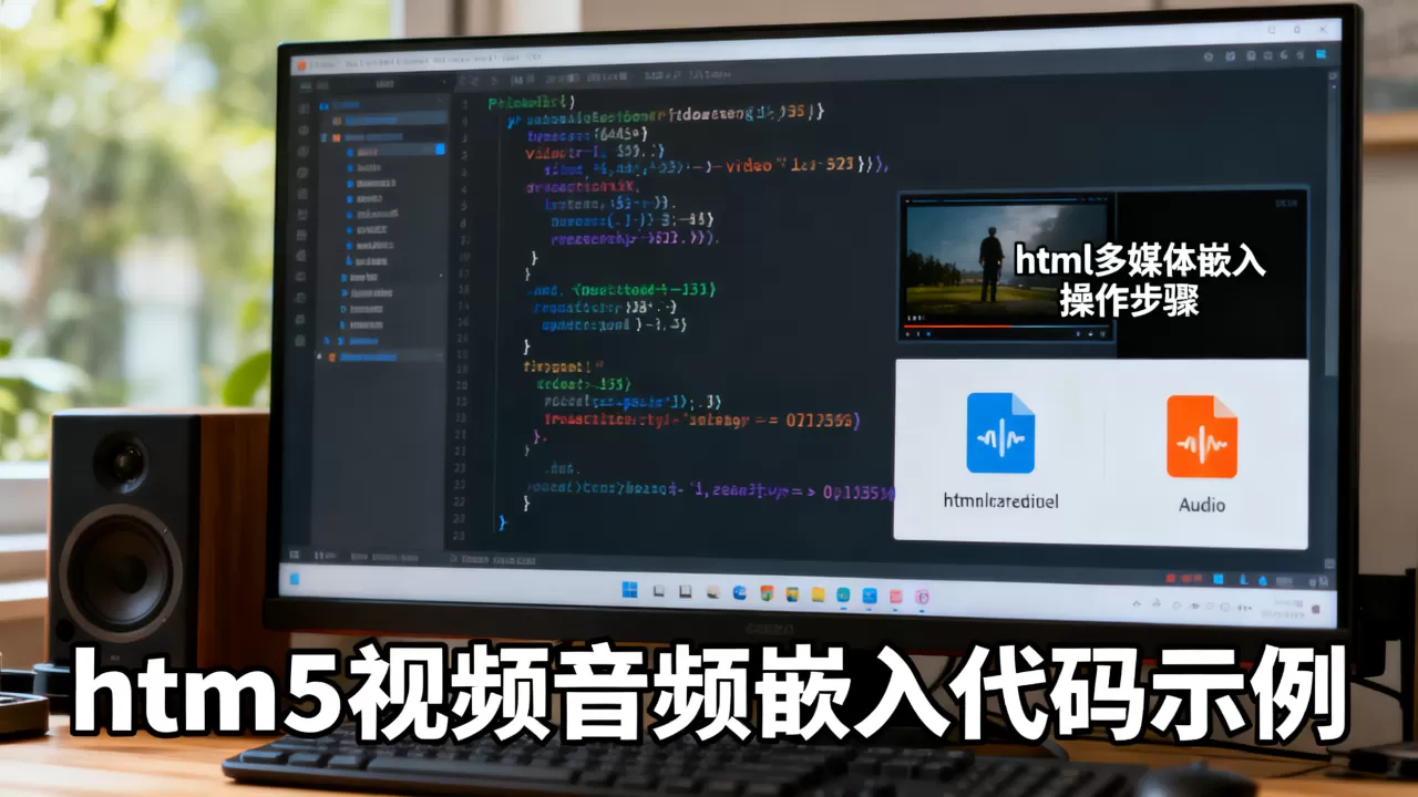 html多媒体嵌入怎么操作?html5视频音频嵌入代码 html多媒体嵌入怎么操作?html5视频音频嵌入代码