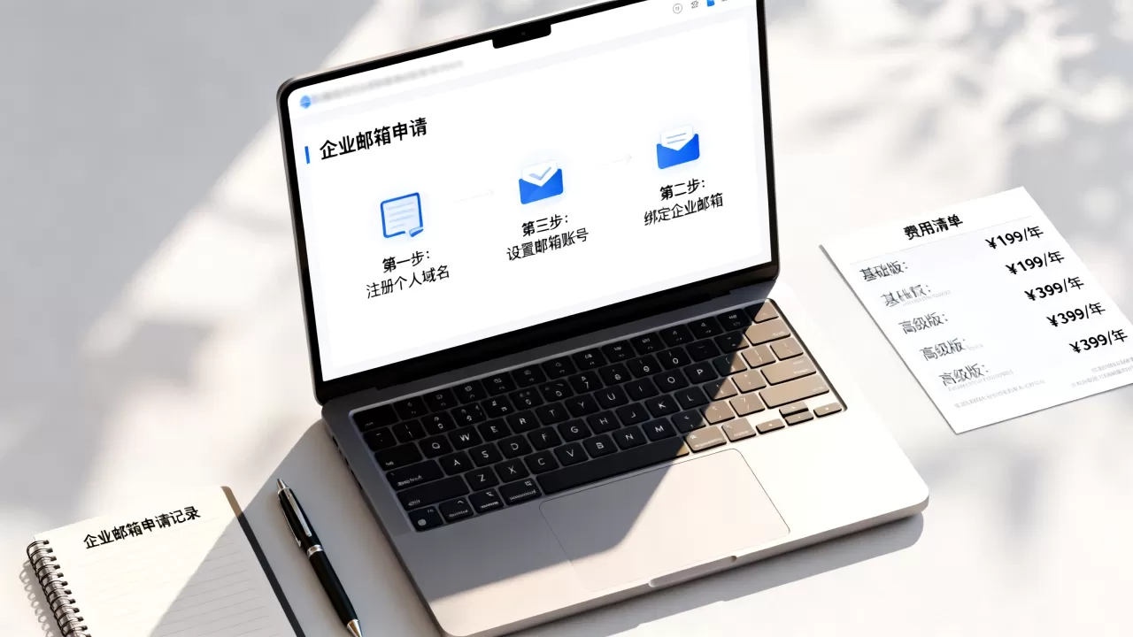 个人域名如何申请企业邮箱？企业邮箱申请流程及费用