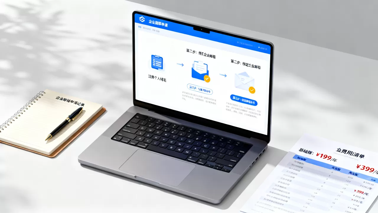 个人域名如何申请企业邮箱？企业邮箱申请流程及费用