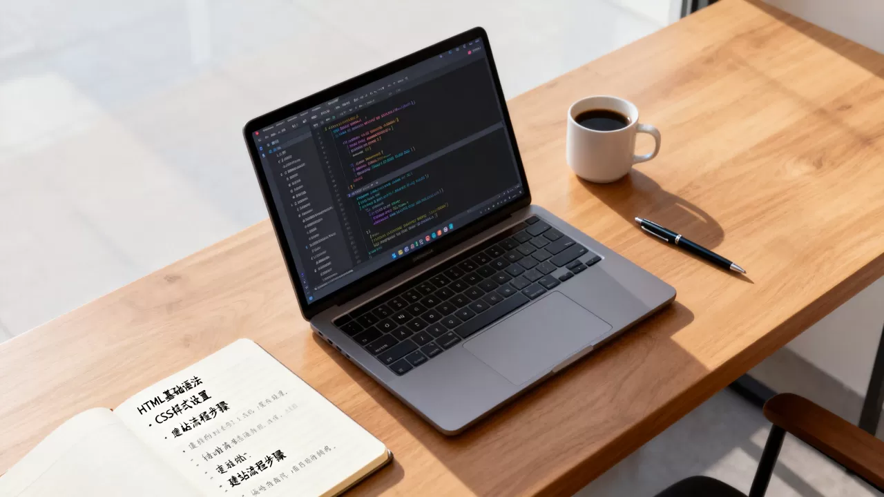 html制作网站代码怎么弄？零基础自学建站教程