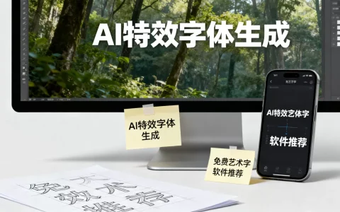 AI特效字体网站哪个好用？免费AI生成艺术字软件推荐