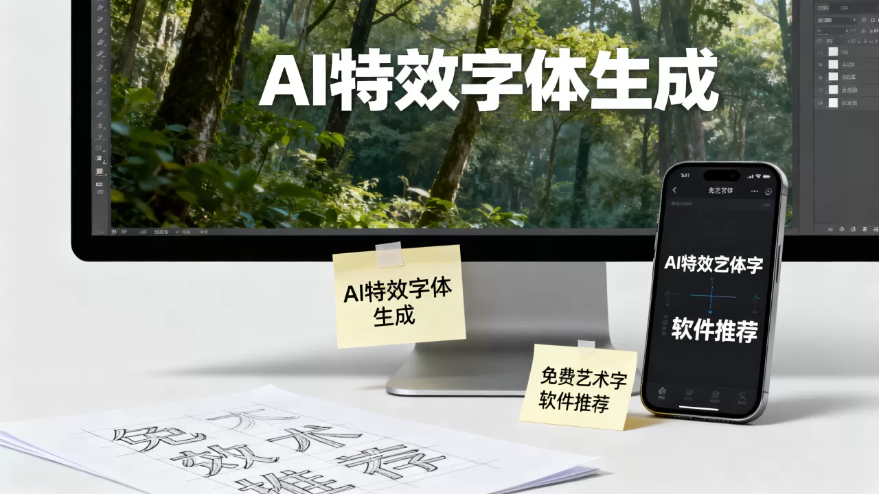 AI特效字体网站哪个好用?免费AI生成艺术字软件推荐 AI特效字体网站哪个好用?免费AI生成艺术字软件推荐