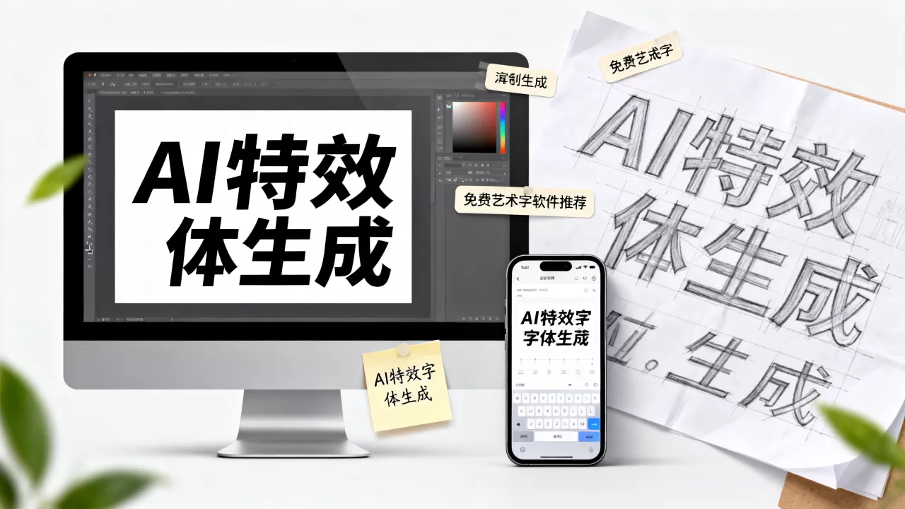AI特效字体网站哪个好用?免费AI生成艺术字软件推荐 AI特效字体网站哪个好用?免费AI生成艺术字软件推荐