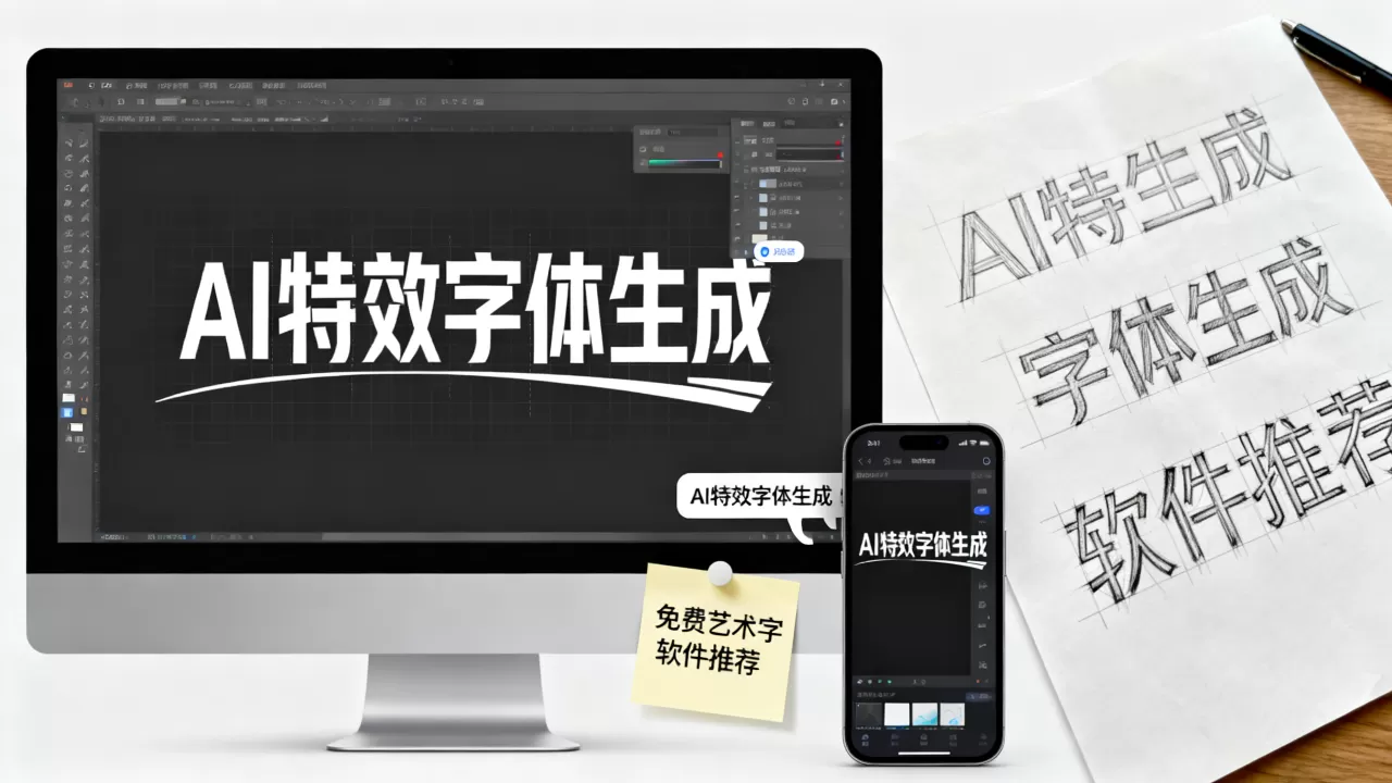 AI特效字体网站哪个好用?免费AI生成艺术字软件推荐 AI特效字体网站哪个好用?免费AI生成艺术字软件推荐