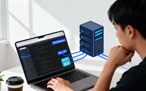HTML向服务器发送数据的方法是什么？前端Ajax请求后台接口