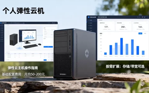 个人弹性云主机怎么用？个人弹性云主机租用费用