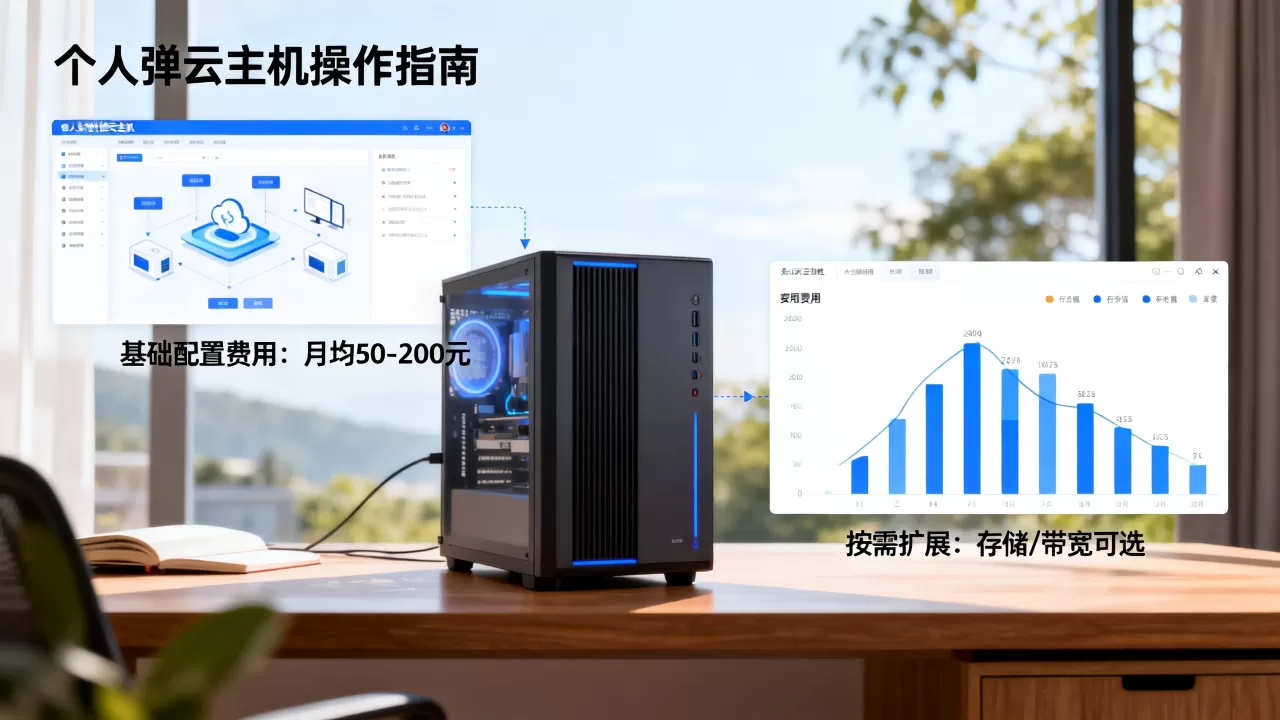 个人弹性云主机怎么用？个人弹性云主机租用费用