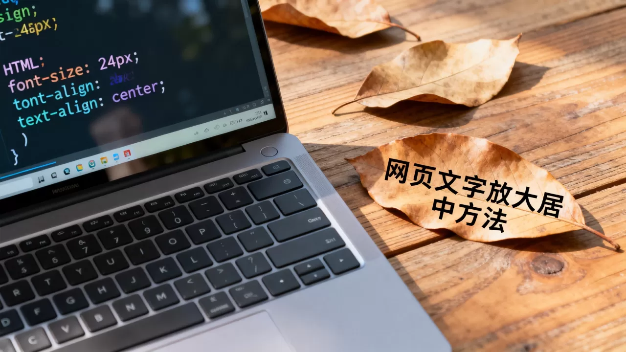 HTML文字如何放大居中?网页代码字体变大居中的方法 HTML文字如何放大居中?网页代码字体变大居中的方法
