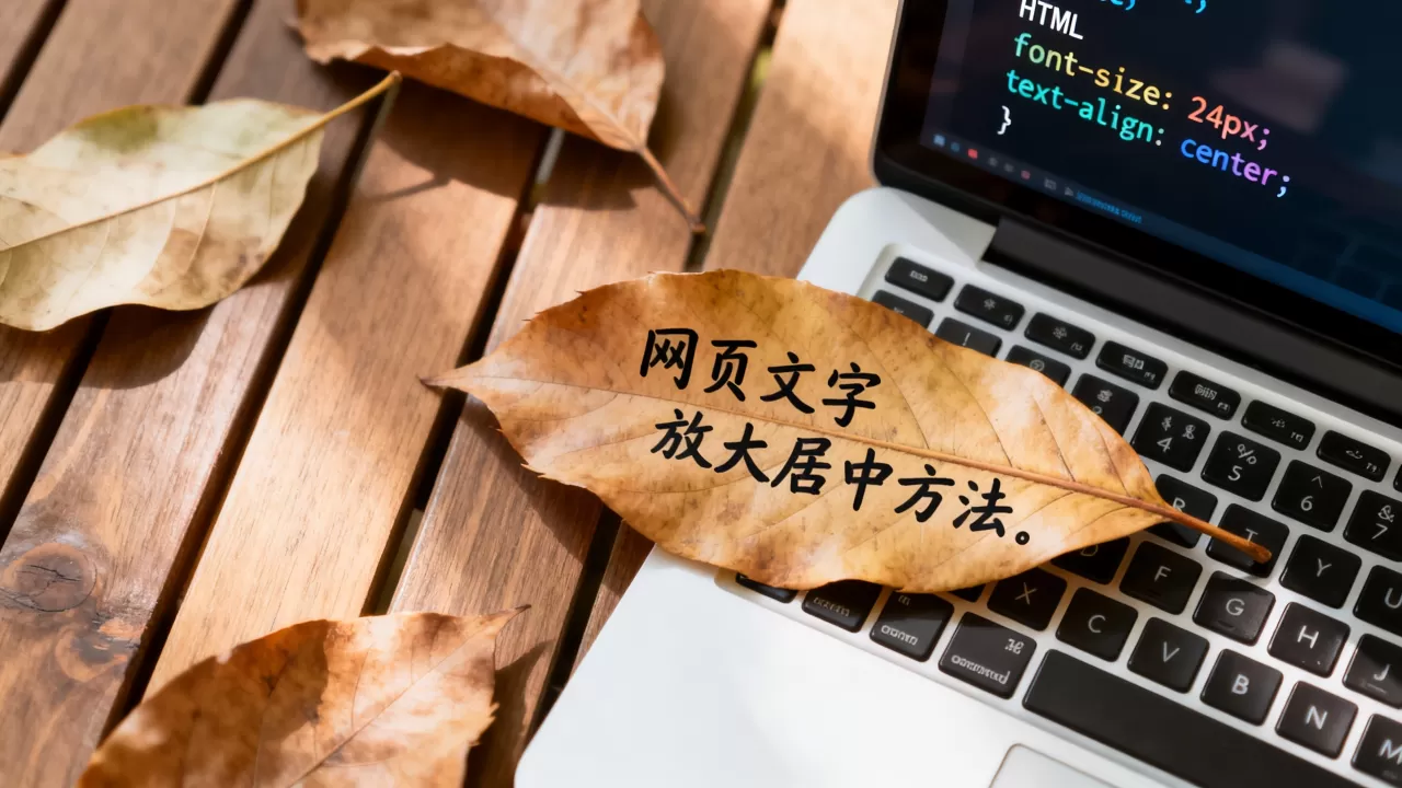 HTML文字如何放大居中?网页代码字体变大居中的方法 HTML文字如何放大居中?网页代码字体变大居中的方法