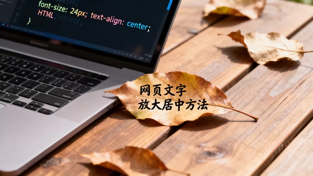 HTML文字如何放大居中?网页代码字体变大居中的方法 HTML文字如何放大居中?网页代码字体变大居中的方法