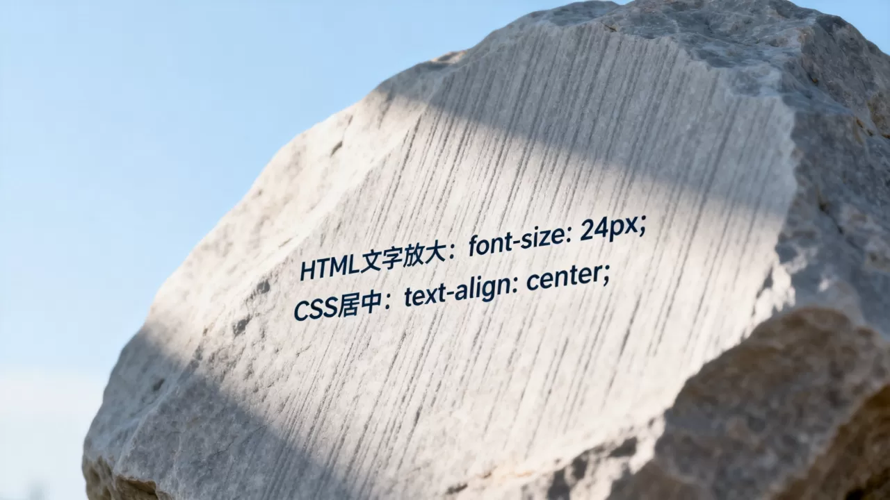 HTML文字如何放大并居中?CSS实现文字放大居中的方法 HTML文字如何放大并居中?CSS实现文字放大居中的方法