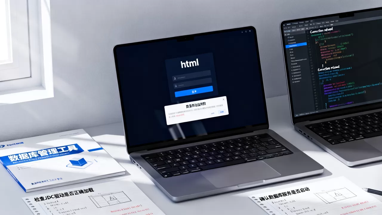html登陆界面数据库连接失败怎么解决？前端后端数据库交互教程