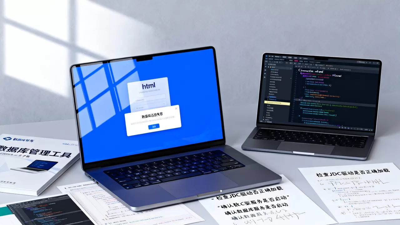 html登陆界面数据库连接失败怎么解决？前端后端数据库交互教程