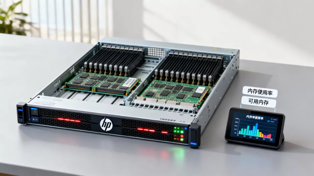 HP服务器可用内存减少怎么回事？服务器内存占用高怎么排查