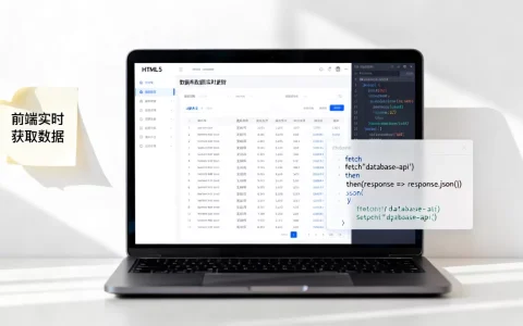 HTML5网页如何显示数据库内容？前端实时获取数据