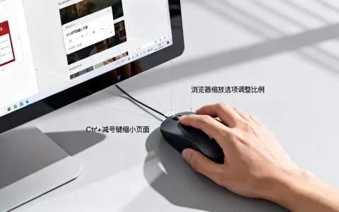 html网站缩小页面怎么操作？如何调整网页显示比例