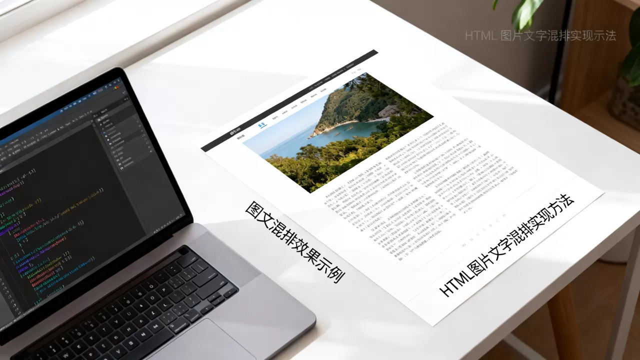 HTML图片文字混排怎么实现？如何实现图文混排效果