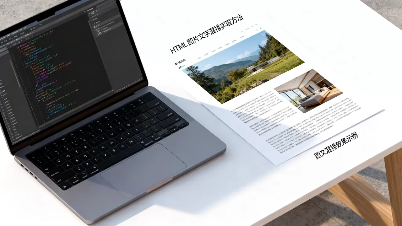 HTML图片文字混排怎么实现？如何实现图文混排效果
