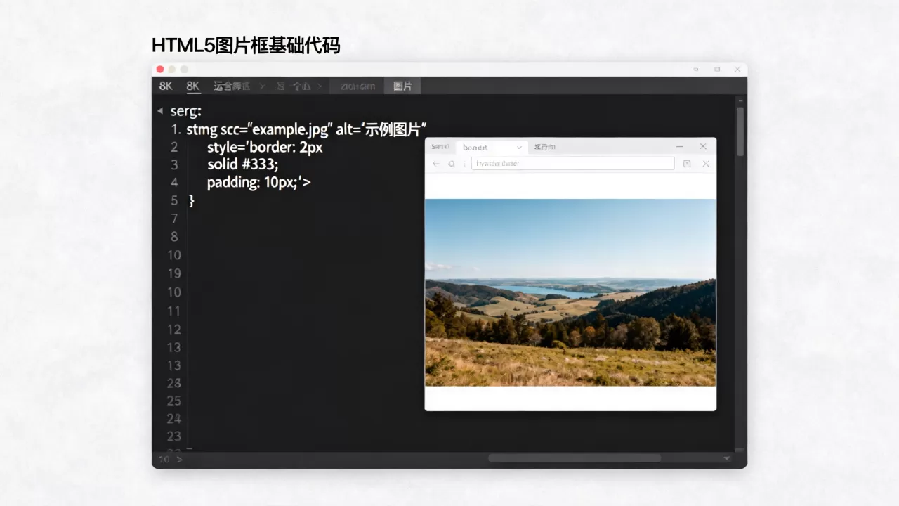 HTML5图片框怎么做?html5图片框代码怎么写 HTML5图片框怎么做?html5图片框代码怎么写