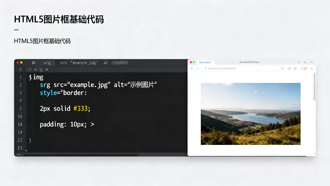 HTML5图片框怎么做?html5图片框代码怎么写 HTML5图片框怎么做?html5图片框代码怎么写