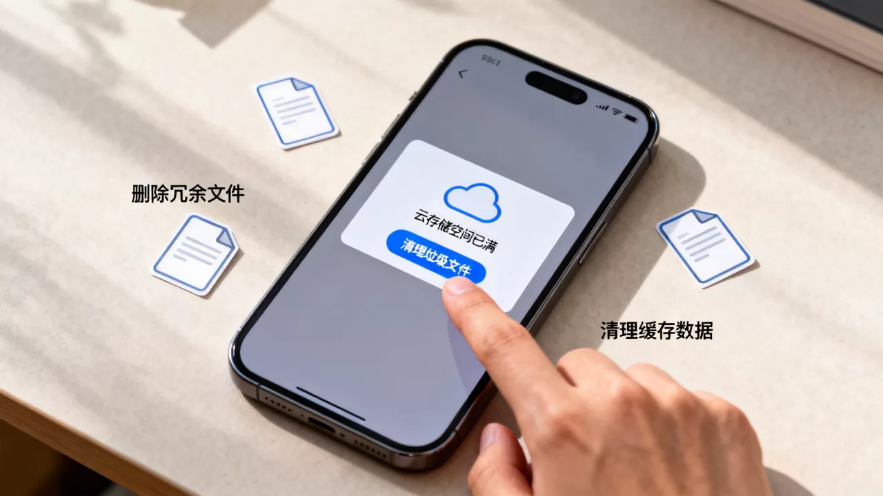 云存储空间已满无法删除怎么办？手机云盘清理垃圾文件方法