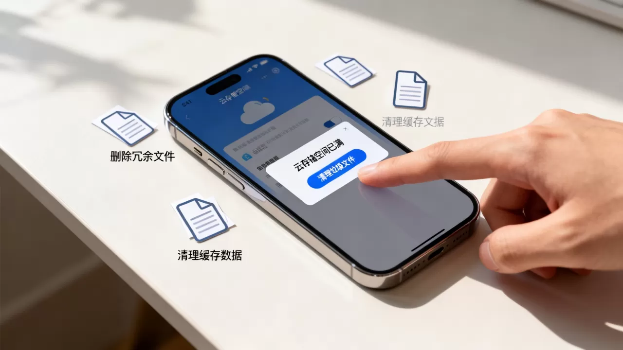 云存储空间已满无法删除怎么办？手机云盘清理垃圾文件方法