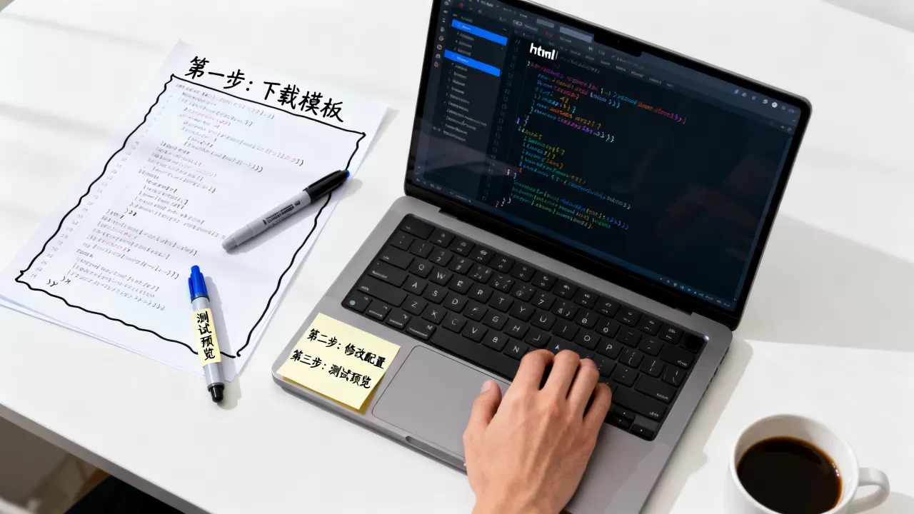 html个人网站模板代码怎么用？免费个人网站搭建教程