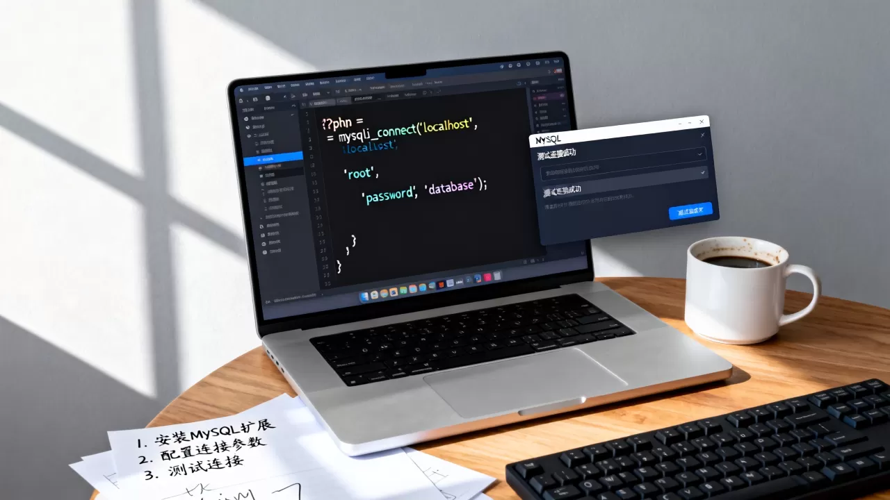 html如何登录数据库？连接mysql数据库代码