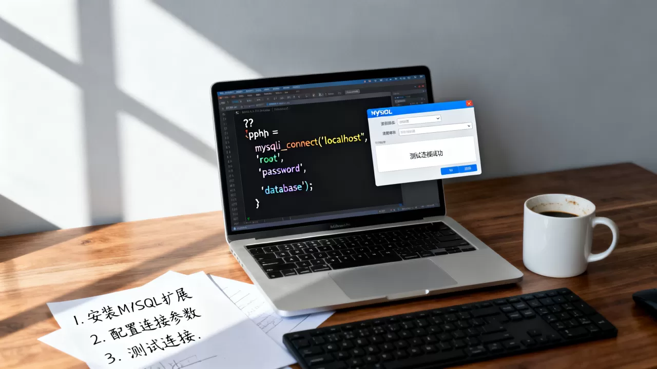 html如何登录数据库？连接mysql数据库代码