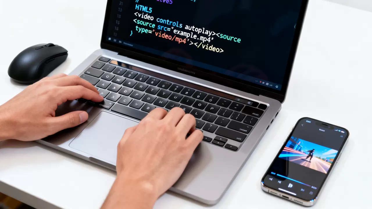 HTML5网页中播放动画怎么实现？html5视频播放代码