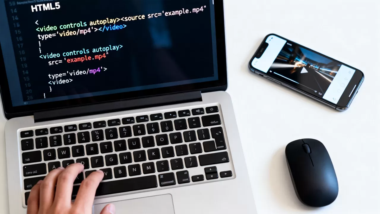 HTML5网页中播放动画怎么实现？html5视频播放代码