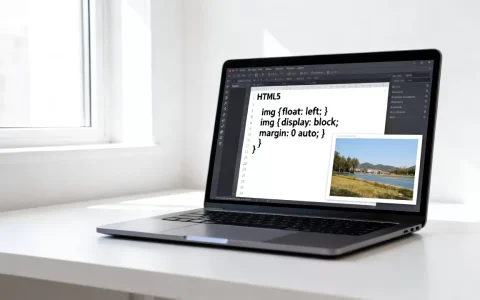 HTML5图片左对齐怎么设置？html5图片居中代码