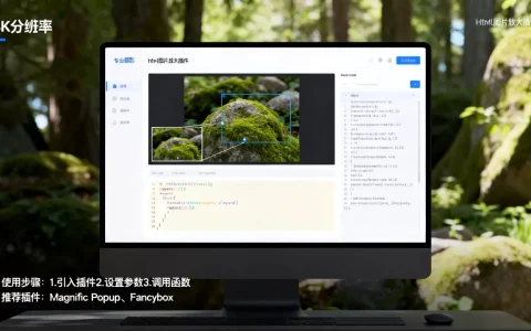 html图片放大插件怎么用？html图片放大插件推荐