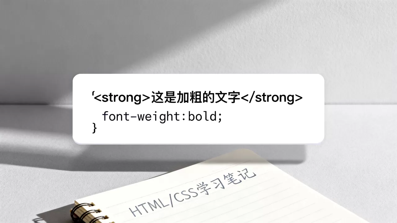 HTML代码字体如何加粗?css文字加粗代码怎么写 HTML代码字体如何加粗?css文字加粗代码怎么写