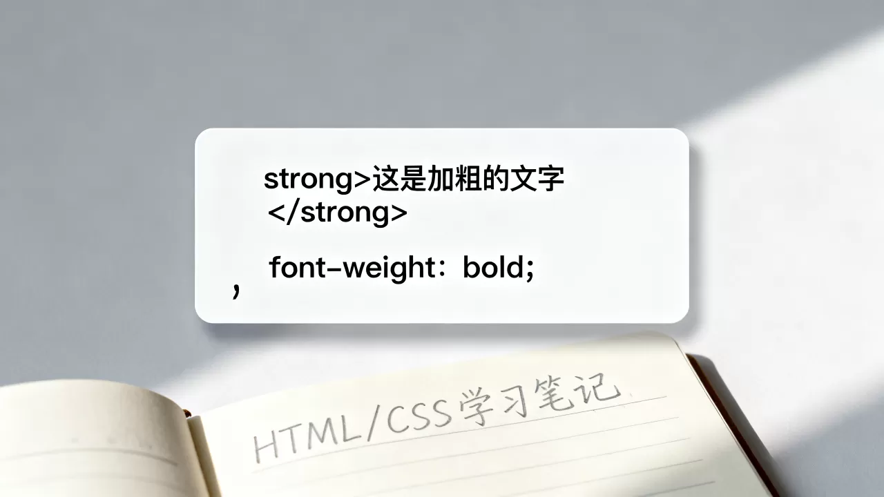 HTML代码字体如何加粗?css文字加粗代码怎么写 HTML代码字体如何加粗?css文字加粗代码怎么写