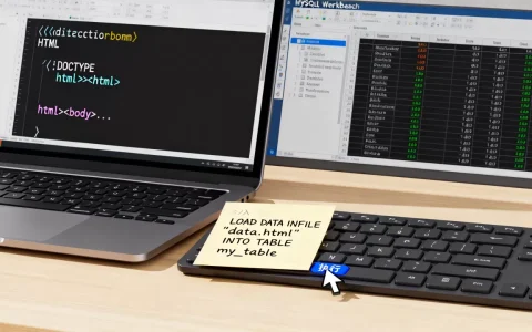 html格式怎么导入sql数据库？如何将html数据导入mysql