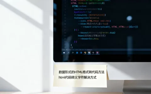 数据库里的HTML格式怎么转代码？html代码转义字符怎么解决