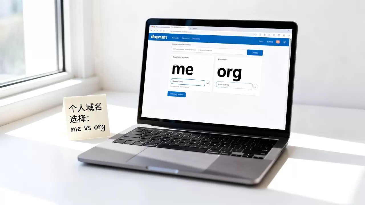 个人域名用me还是org好?域名后缀me和org区别 个人域名用me还是org好?域名后缀me和org区别
