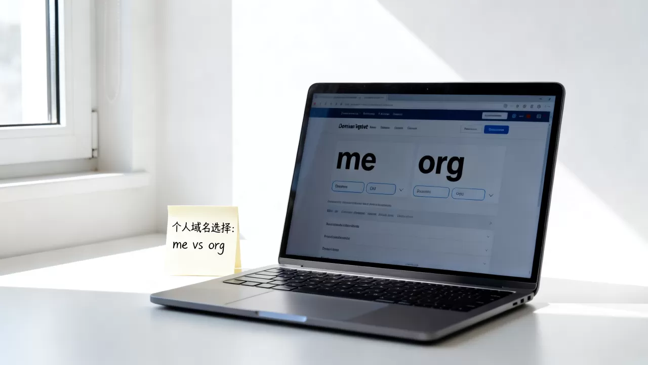 个人域名用me还是org好?域名后缀me和org区别 个人域名用me还是org好?域名后缀me和org区别