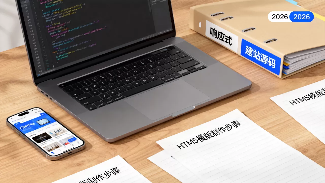 HTML5门户网站模版怎么制作？2026最新响应式建站源码推荐
