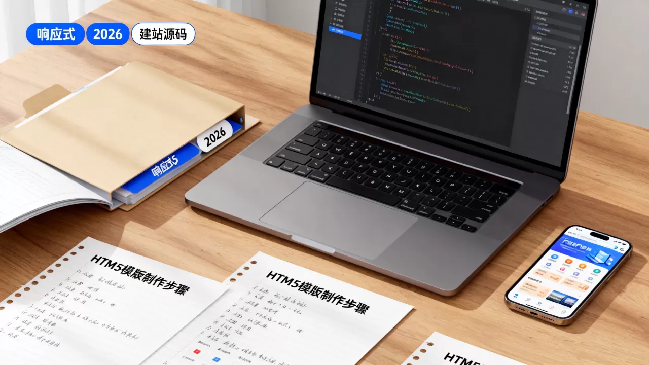 HTML5门户网站模版怎么制作？2026最新响应式建站源码推荐