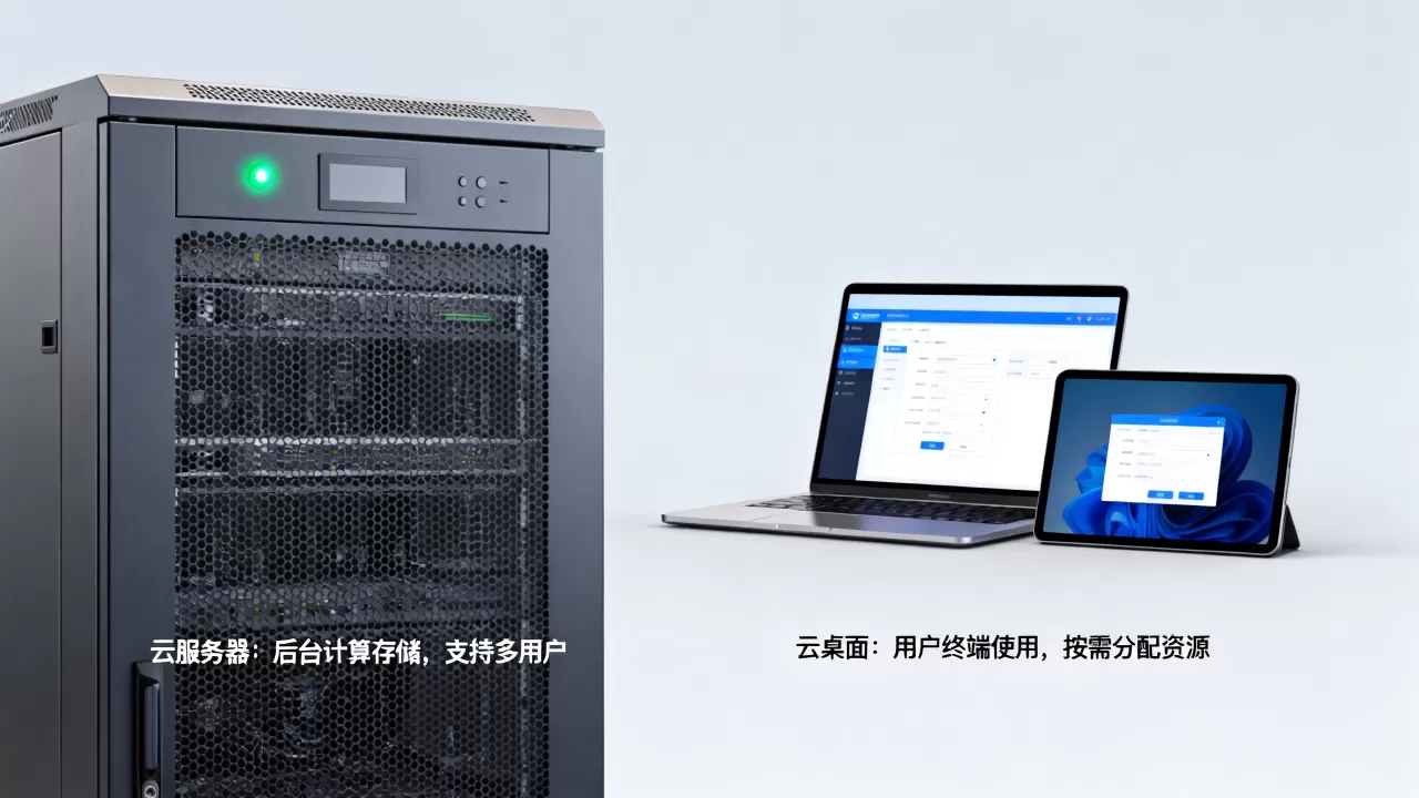 云桌面和云服务器有什么区别?云服务器和云桌面的区别 云桌面和云服务器有什么区别?云服务器和云桌面的区别