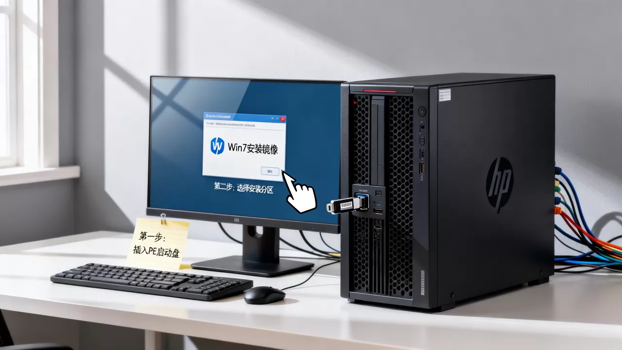 HP服务器PE装Win7怎么操作?服务器安装Win7系统详细教程 HP服务器PE装Win7怎么操作?服务器安装Win7系统详细教程