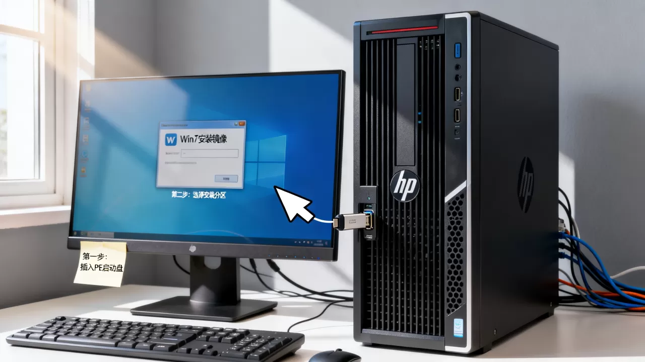HP服务器PE装Win7怎么操作?服务器安装Win7系统详细教程 HP服务器PE装Win7怎么操作?服务器安装Win7系统详细教程