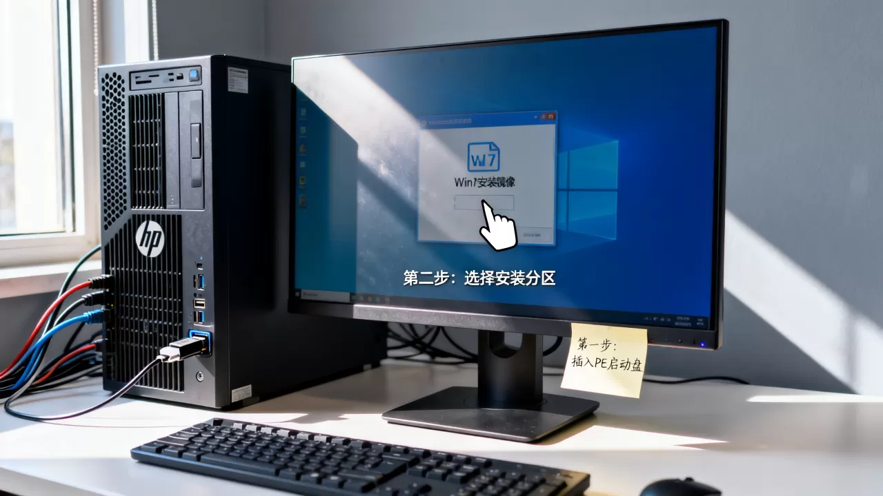 HP服务器PE装Win7怎么操作?服务器安装Win7系统详细教程 HP服务器PE装Win7怎么操作?服务器安装Win7系统详细教程