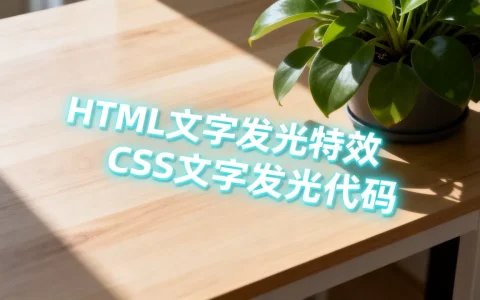 HTML文字发光特效怎么做？CSS文字发光代码