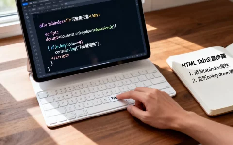 html文档tab怎么设置？html中tab键切换页面