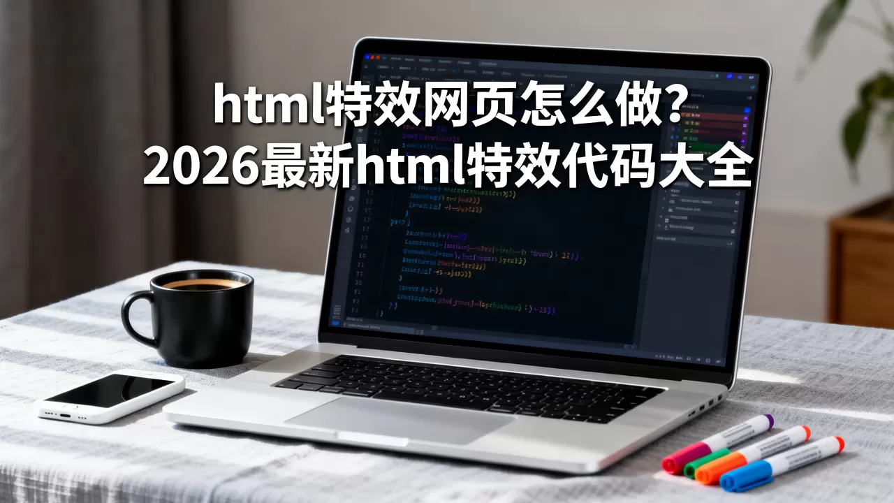 html特效网页怎么做？2026最新html特效代码大全