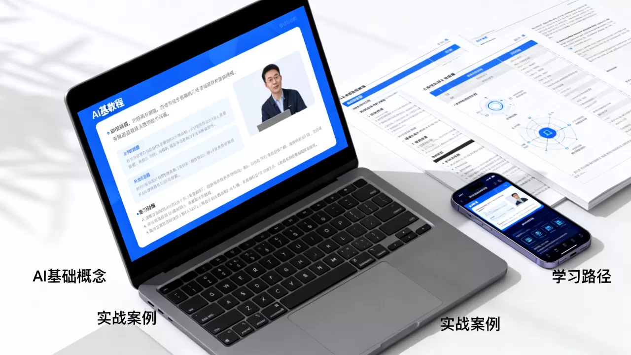 AI学习教程视频怎么用？零基础入门学习路径